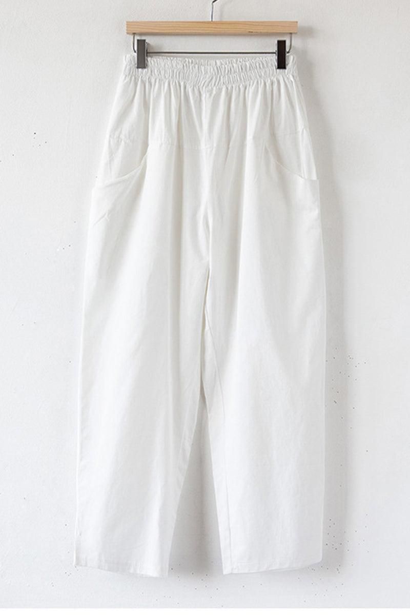 WAIST BANDING DAILY CAPRANTS - Doublju