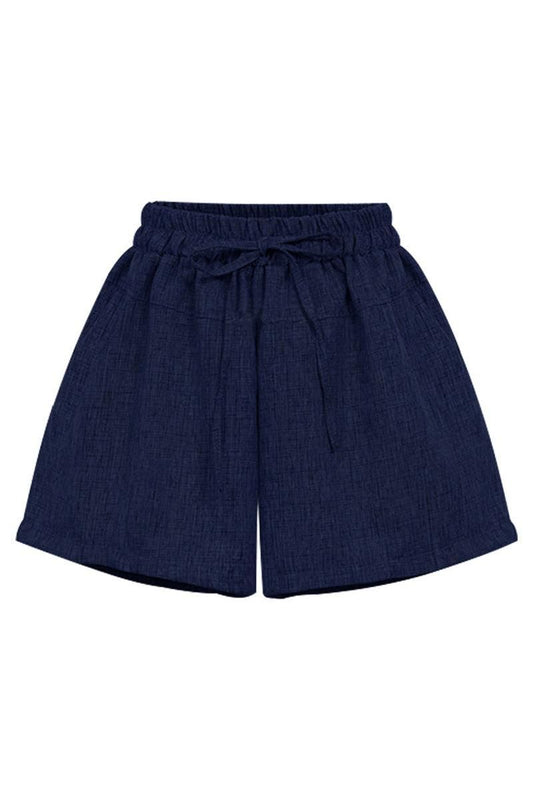 DRAWSTRING WAIST CASUAL DAILY SHORTS - Doublju