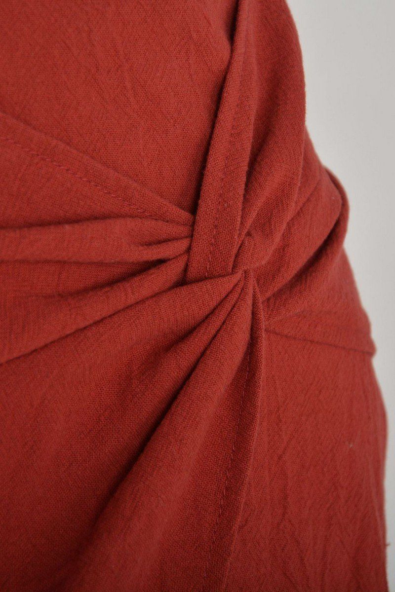 WOMEN FRONT TIED SHORT LENGTH MINI SKIRT