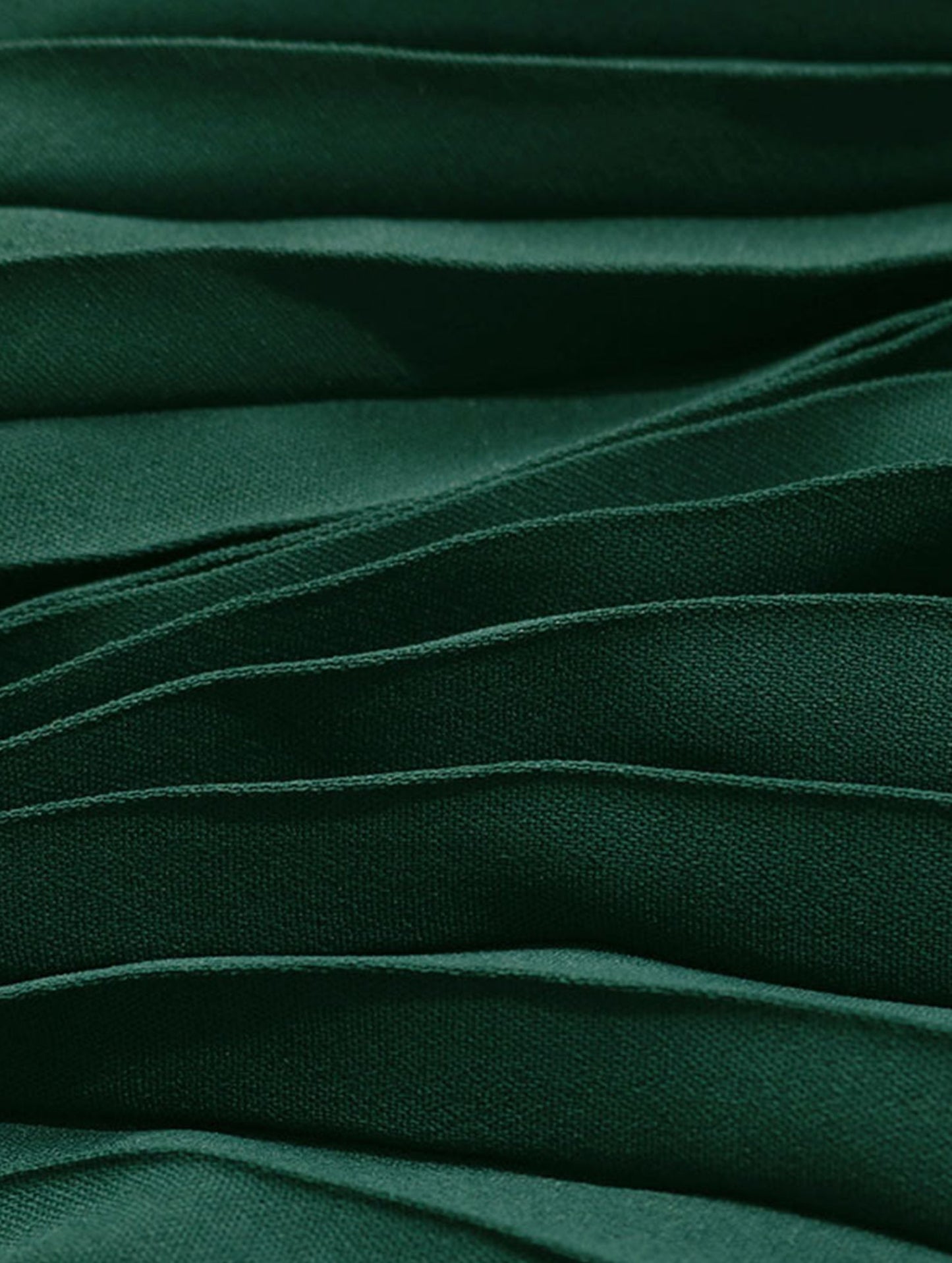 High-end plain color dress