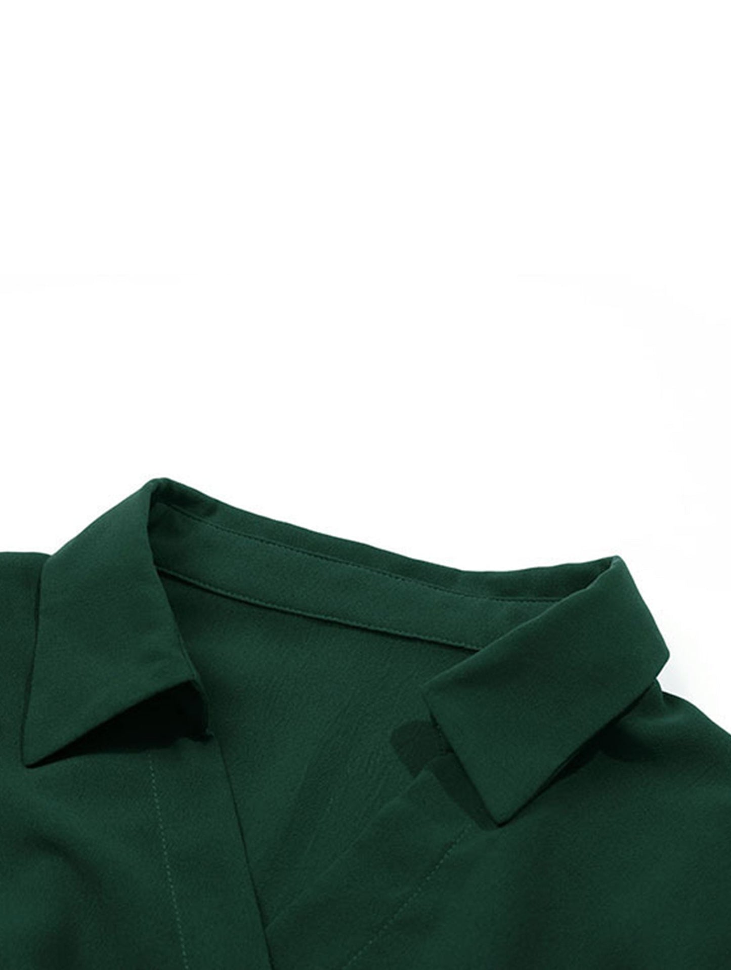 High-end plain color dress