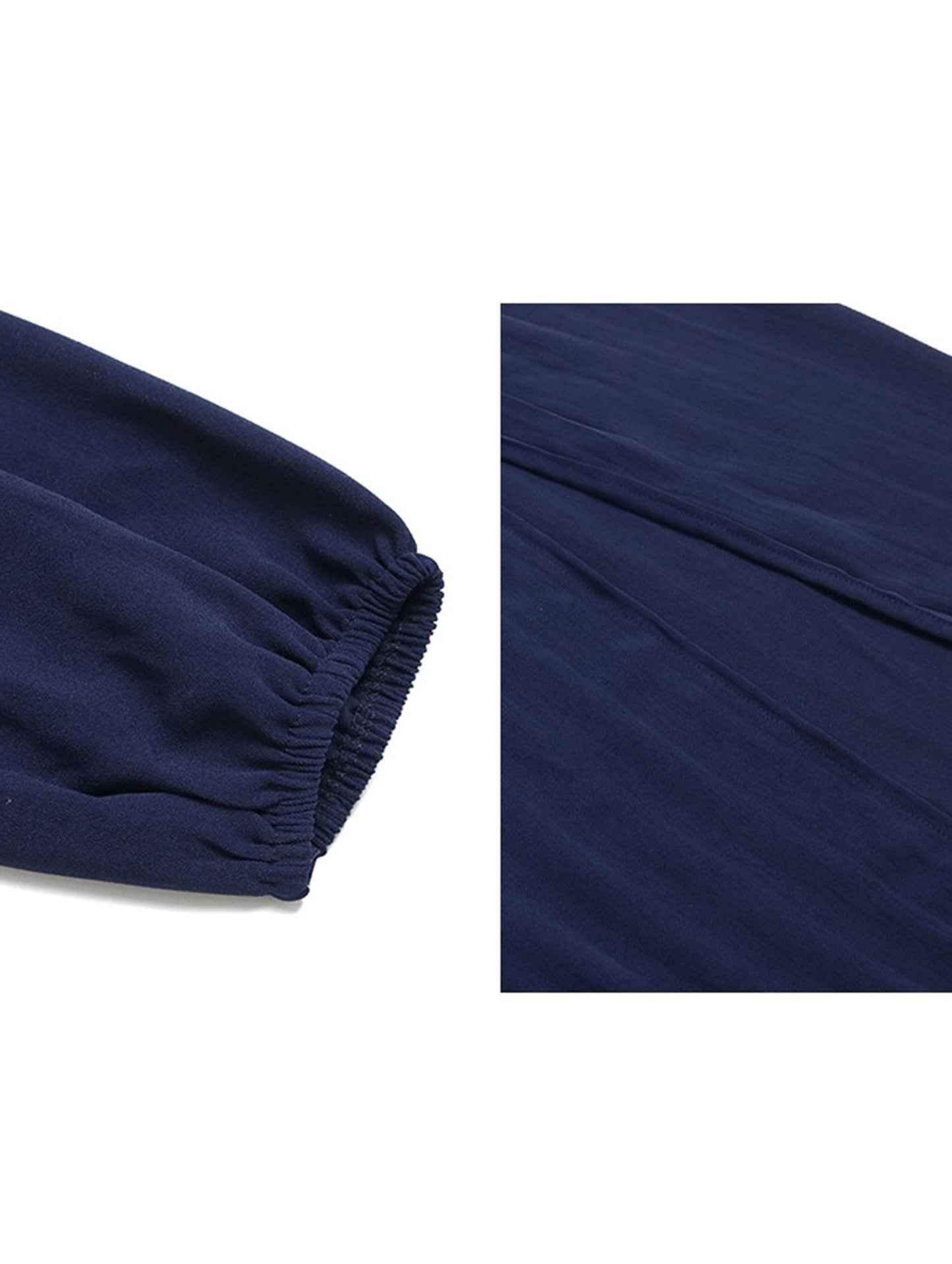 Solid color dress midi length