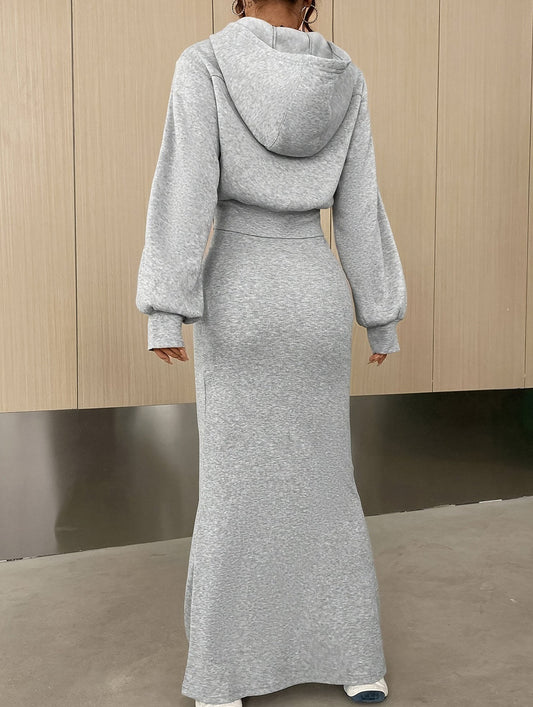 Short outer two-piece dress