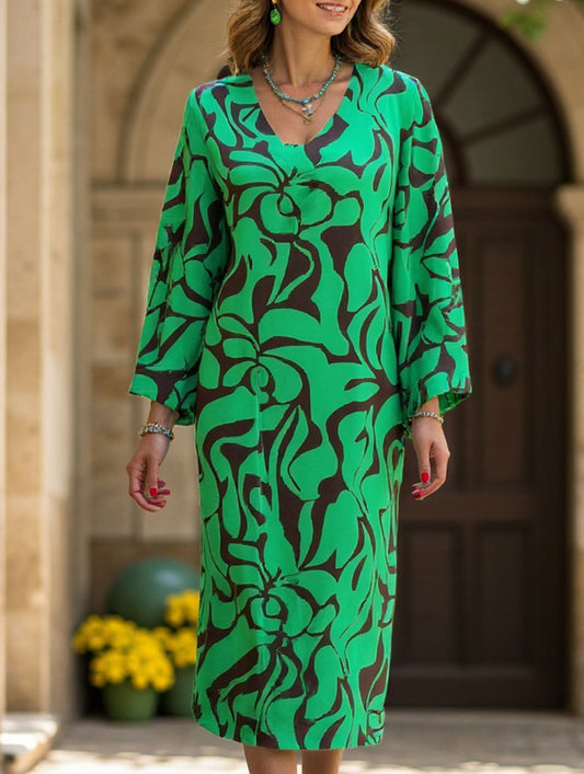 Casual Swing Print Dress