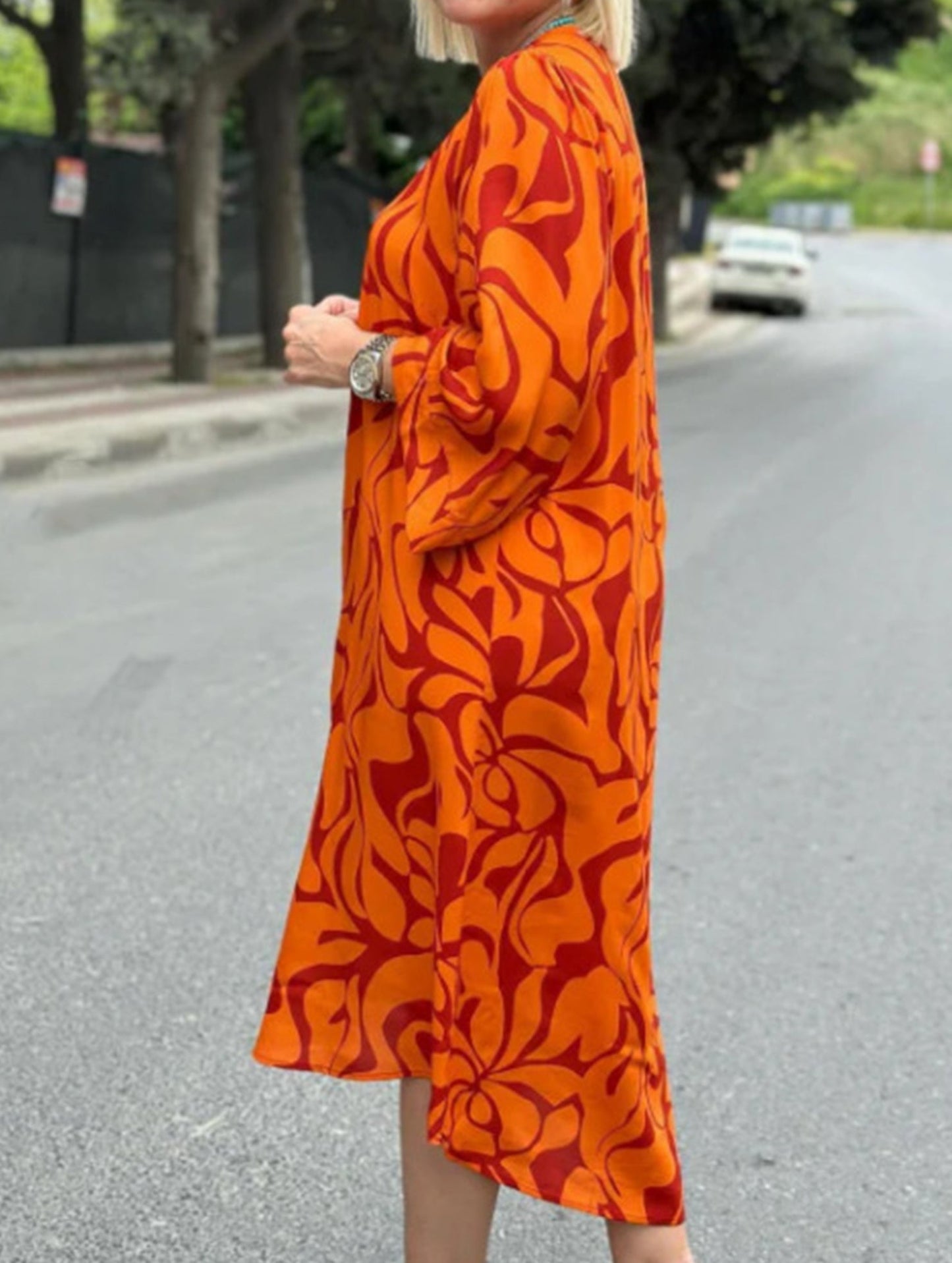 Casual Swing Print Dress