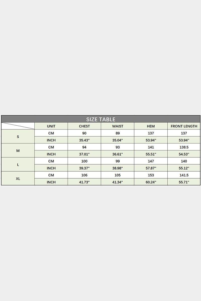 SLANTED RIBBON POINT SHOULDER MAXI SLIT DRESS - Doublju