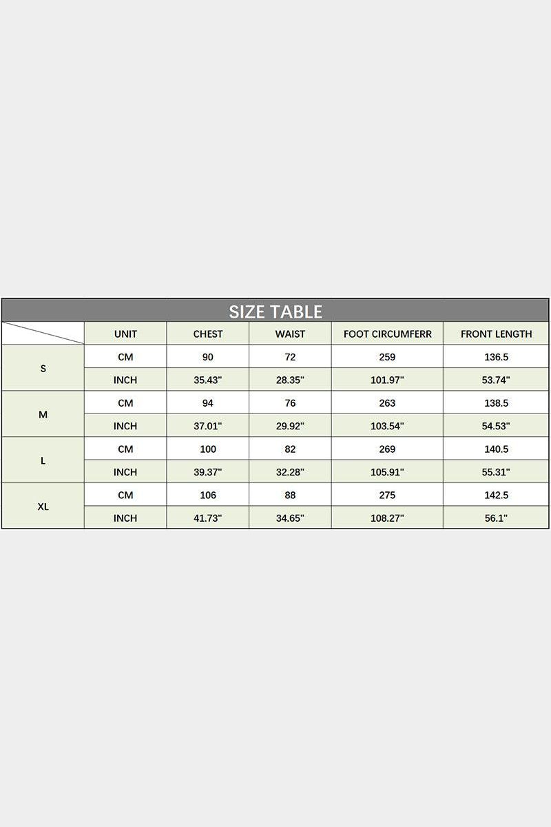 RING BELT HALTER NECK SLIT PRINTING DRESS - Doublju