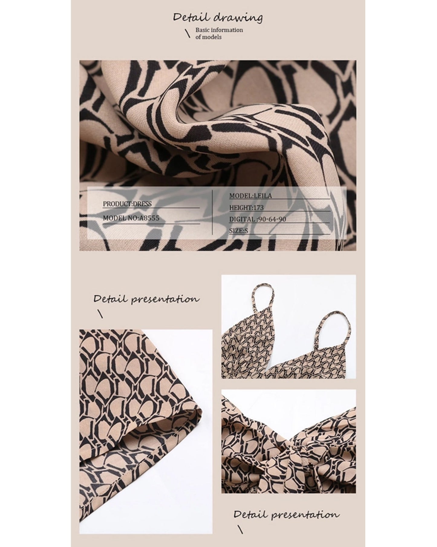 HANGING STRAP PRINTED DRESS_CWDMD1509