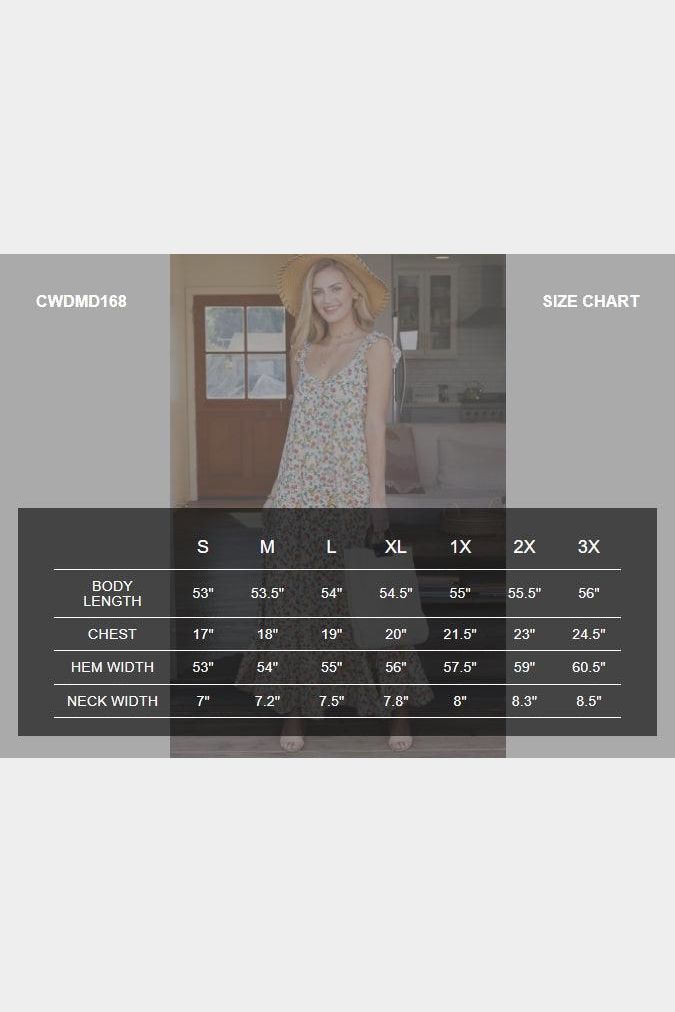 RUFFLE DETAILED SLEEVELESS MAXI DRESS - Doublju