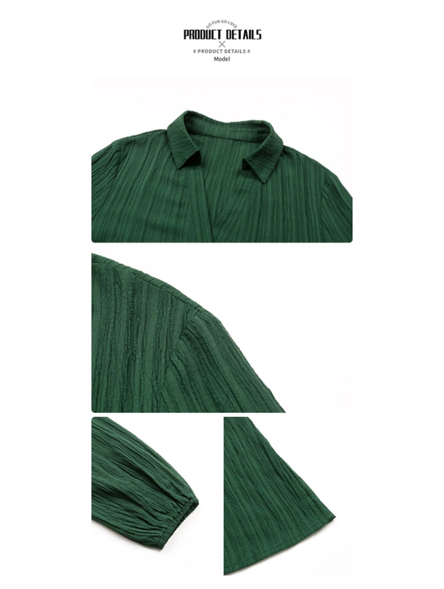 PLEATED CARDIGAN SKIRT LAPEL SHIRT DRESS