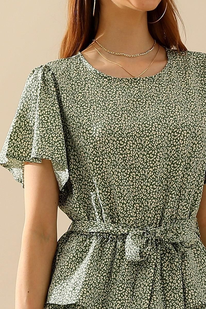 LAYERED CAKE SHORT DRESS - Doublju