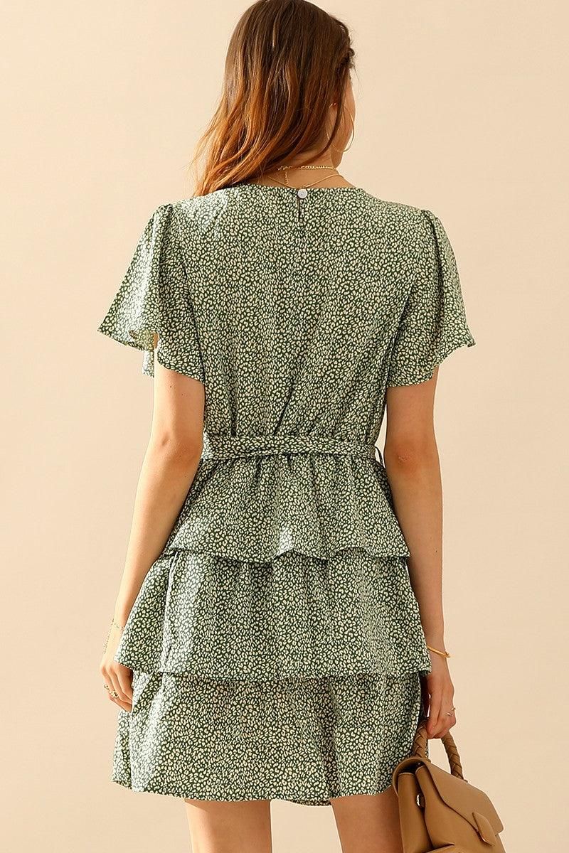 LAYERED CAKE SHORT DRESS - Doublju