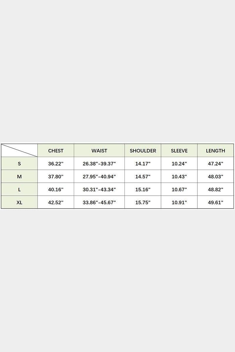 FLORAL TIGHTEN WAIST PUFF RIBBON SLEEVES DRESS - Doublju