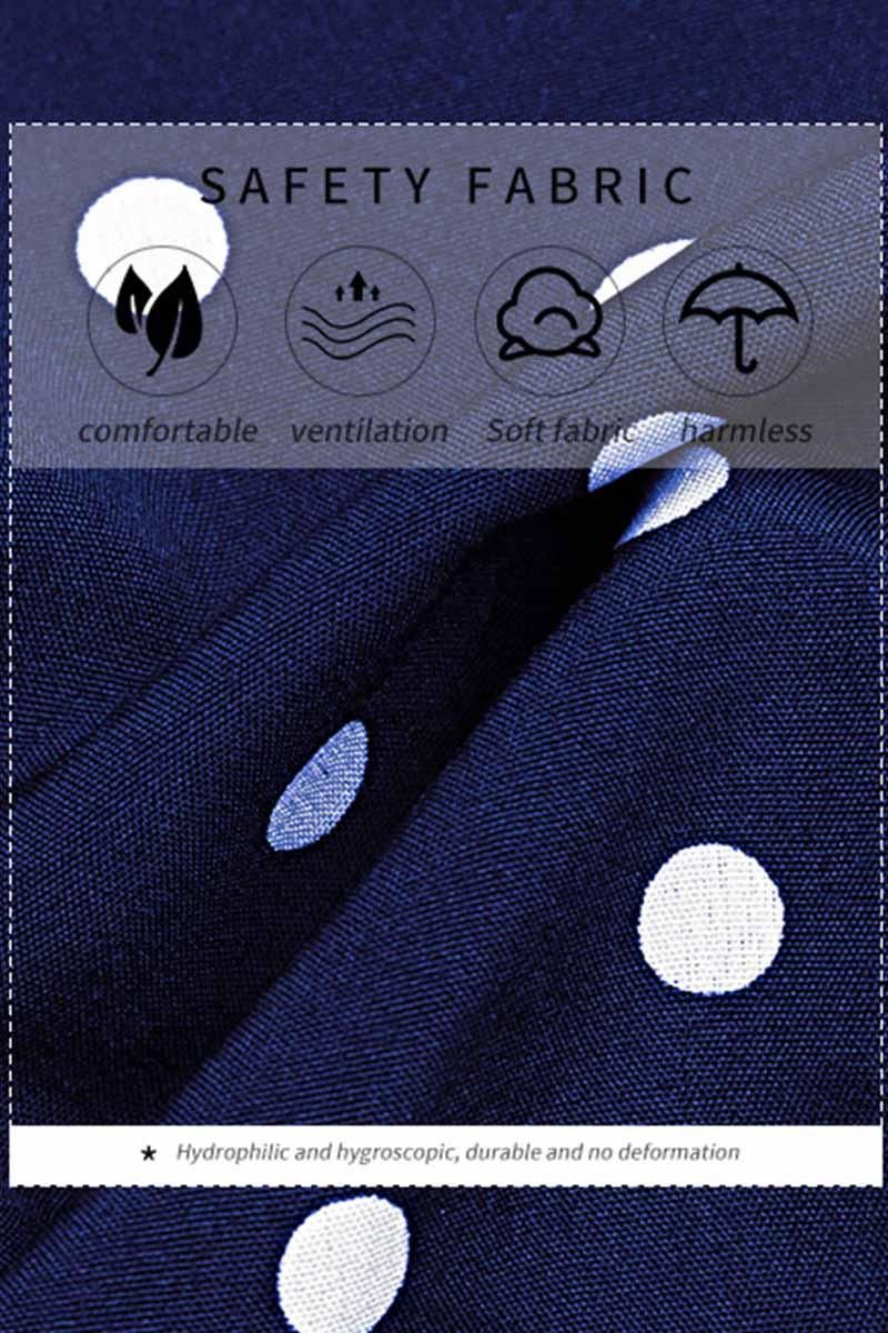 FUNGUS EDGE POLKA DOT DAILY DRESS - Doublju