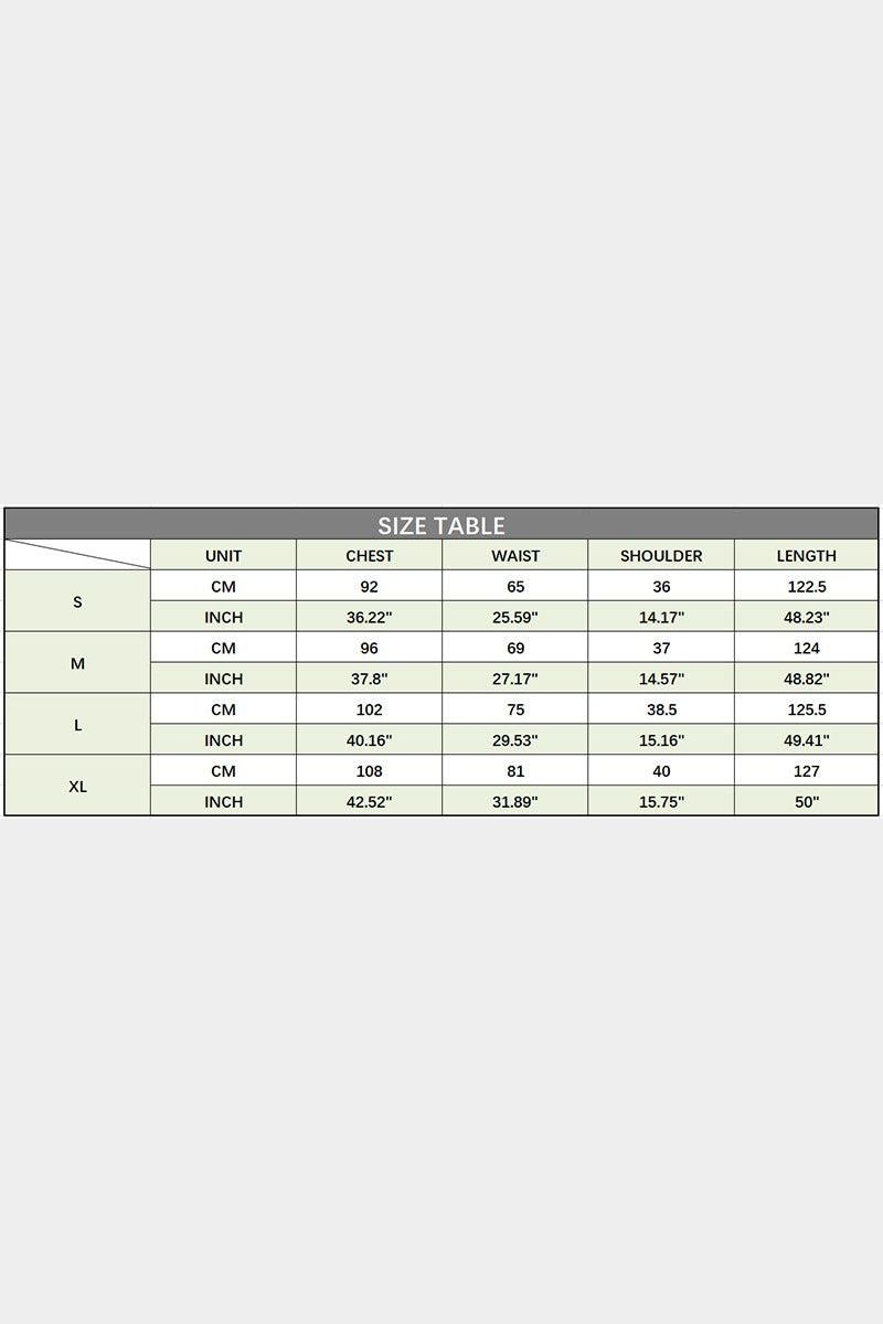 SHAPE PATTERN V NECK TIGHTEN WAIST PUFF DRESS - Doublju