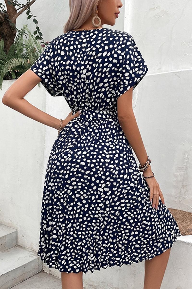 PRINTED DRESS - Doublju