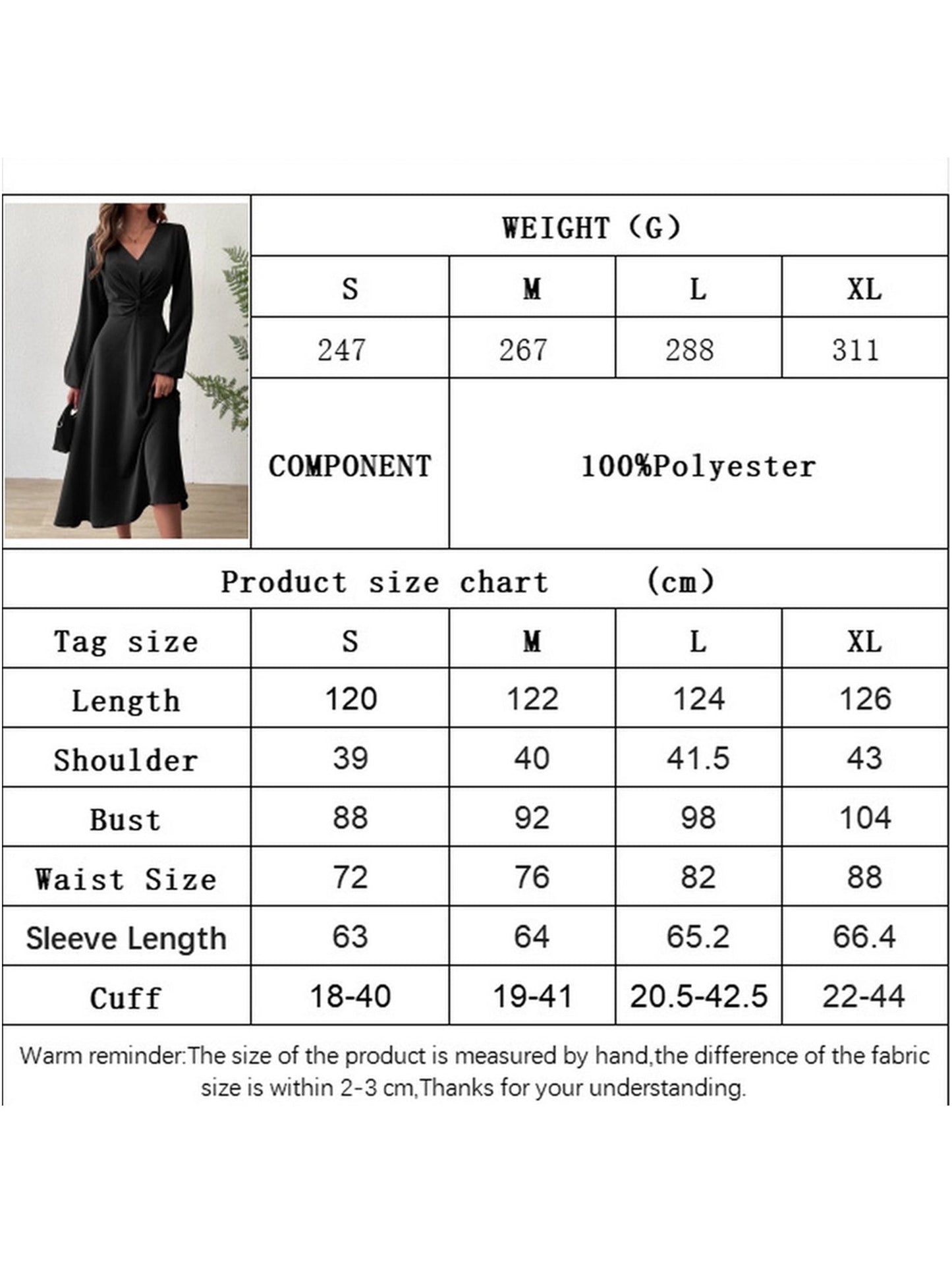 French Royal Sister Style V-Neck Waist Long Dress