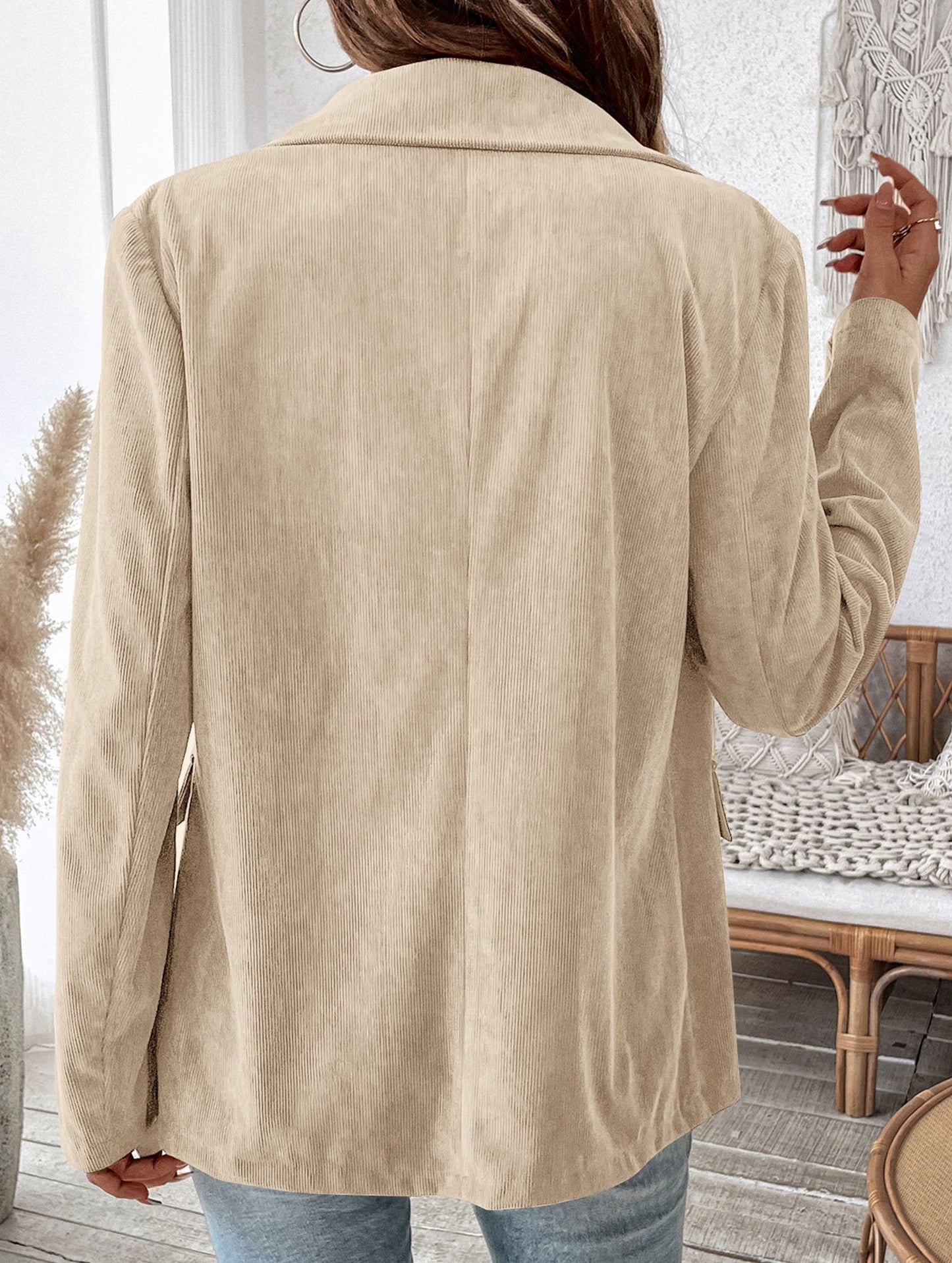 Versatile corduroy blazer