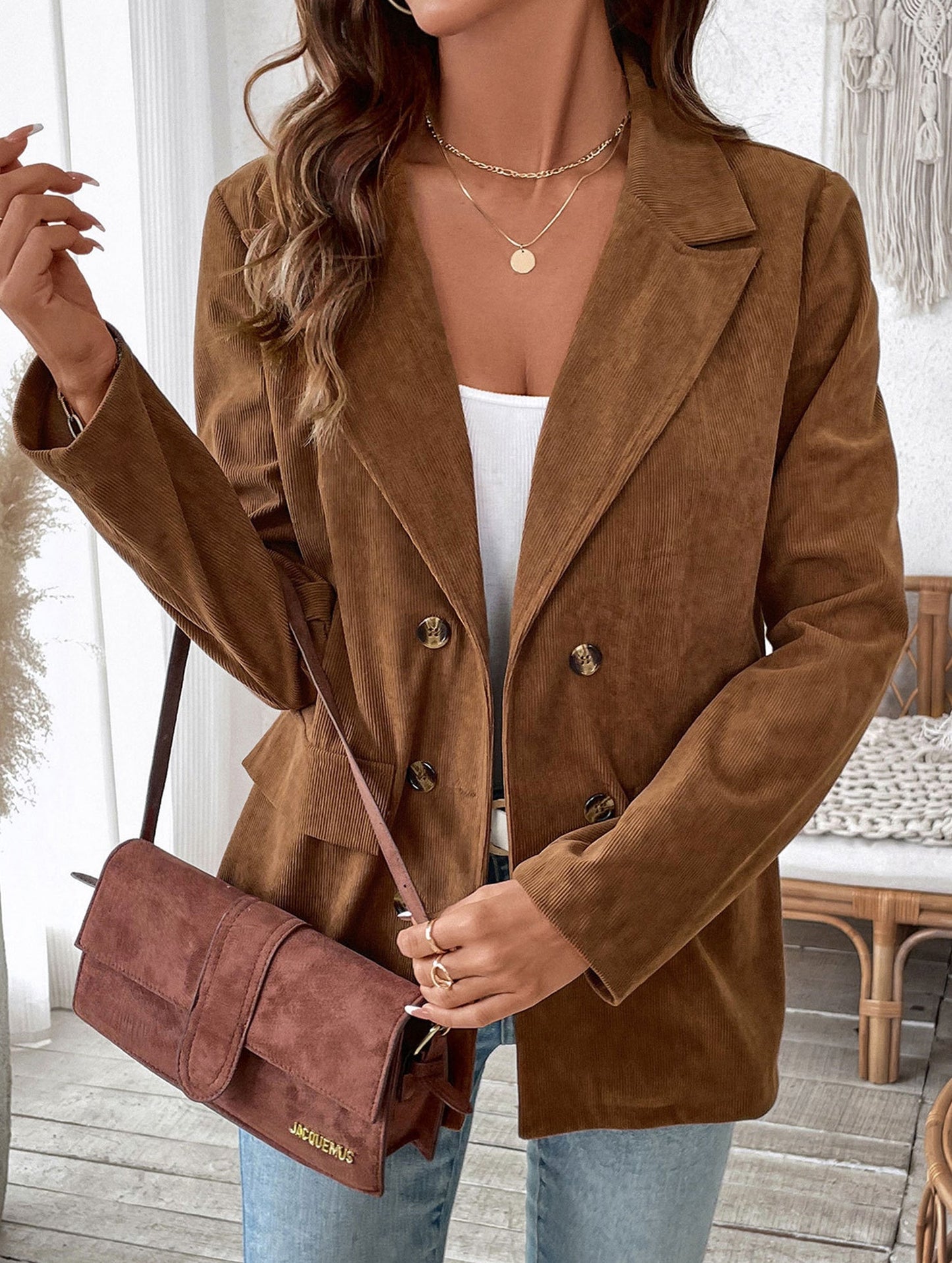 Versatile corduroy blazer