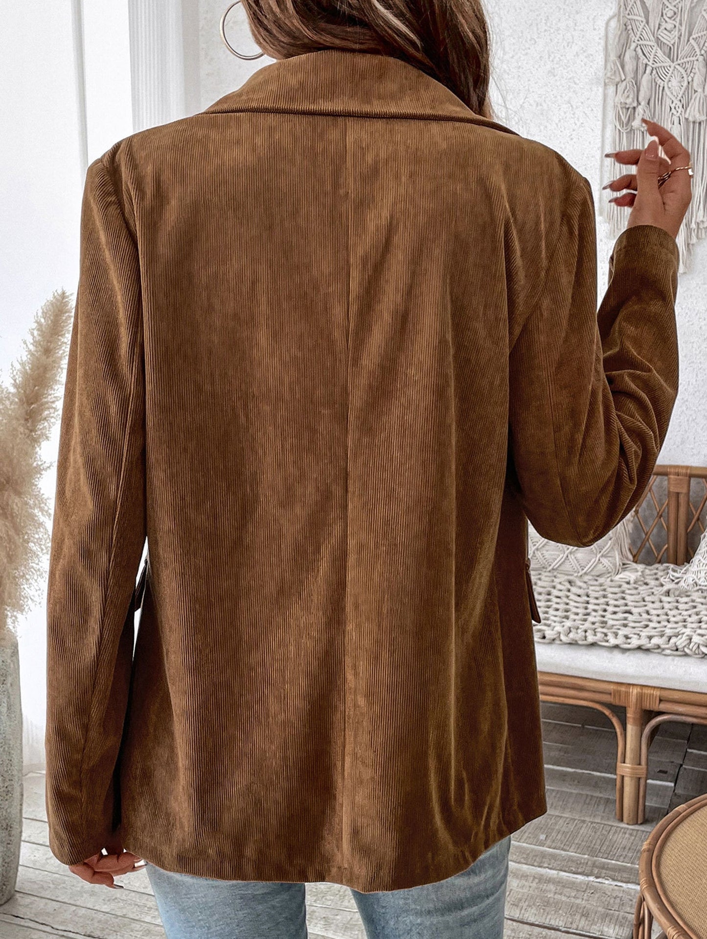 Versatile corduroy blazer