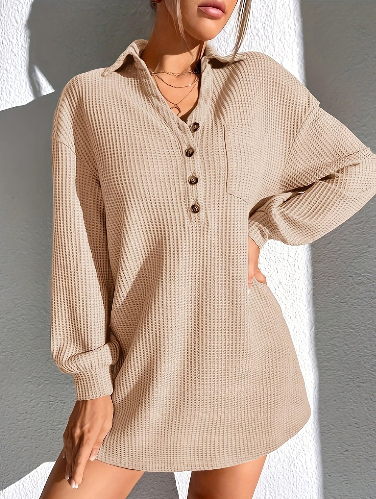 Casual oversized knitted top