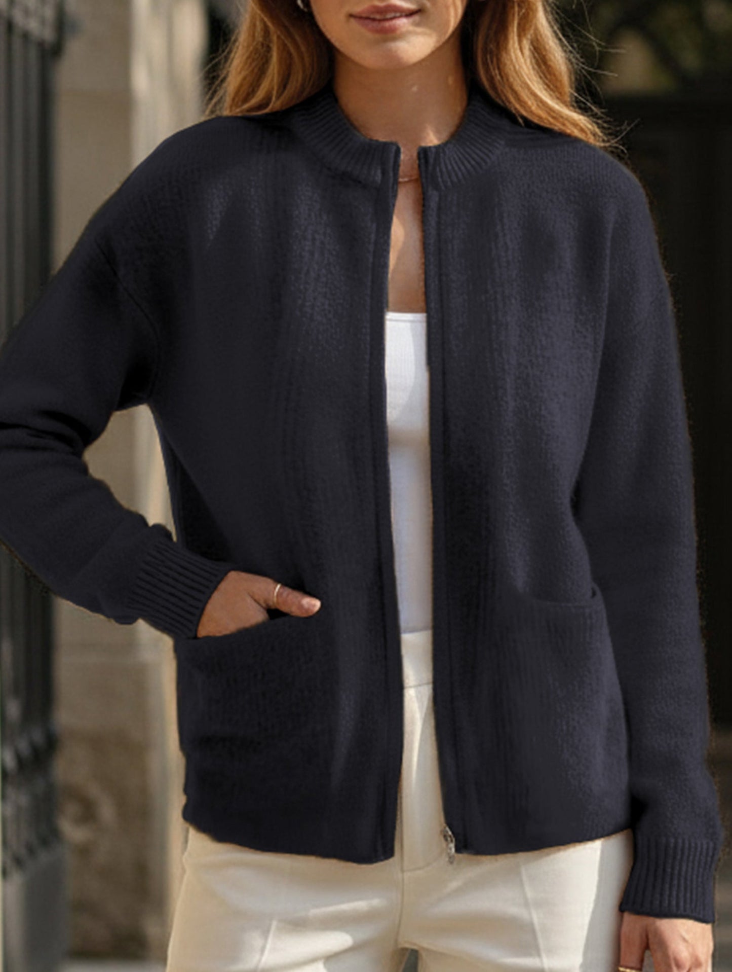 Women's casual cardigan jacket