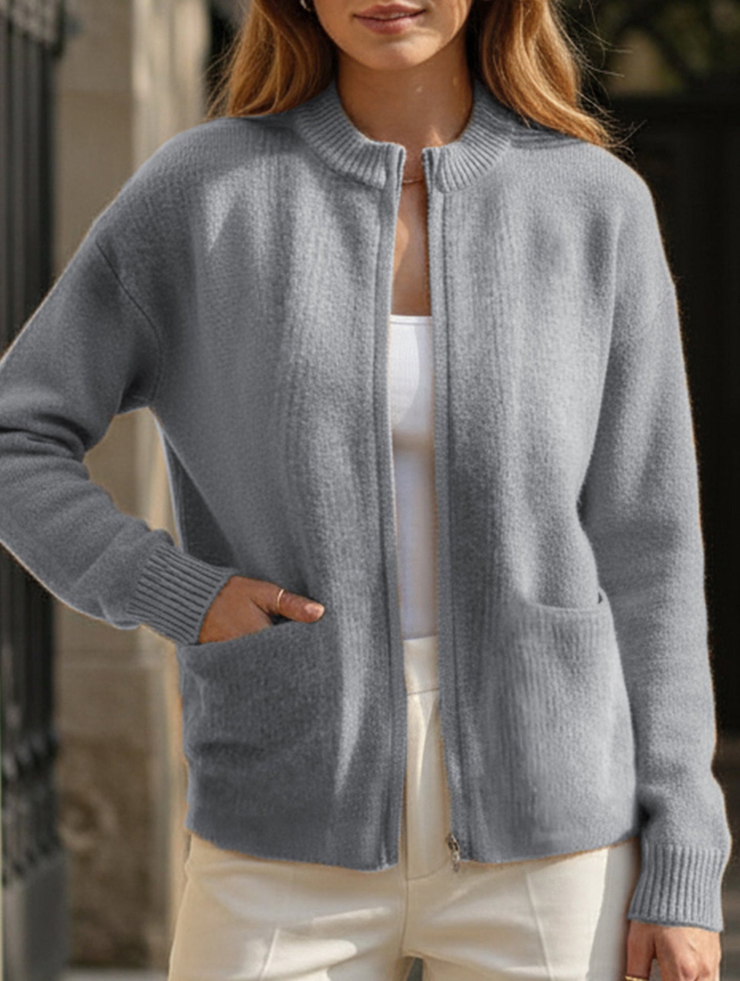 Women's casual cardigan jacket