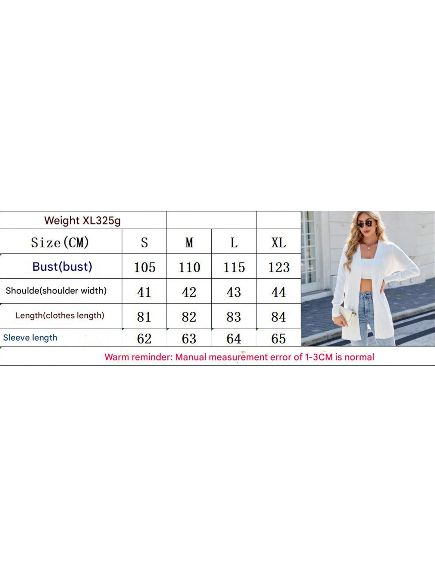 Long knitted striped cardigan sweater