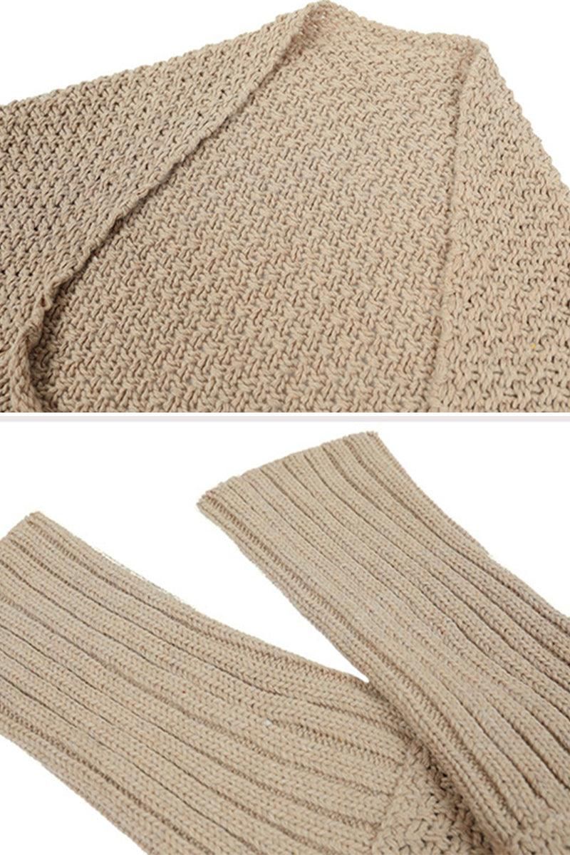 WOMENS OPEN FRONT SHAWL CARDIGAN - Doublju