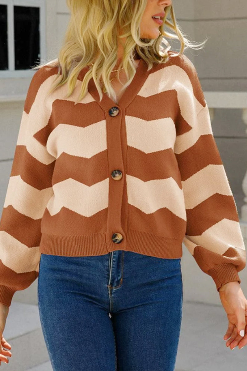 WOMENS BUTTON DOWN KNITTED CARDIGAN