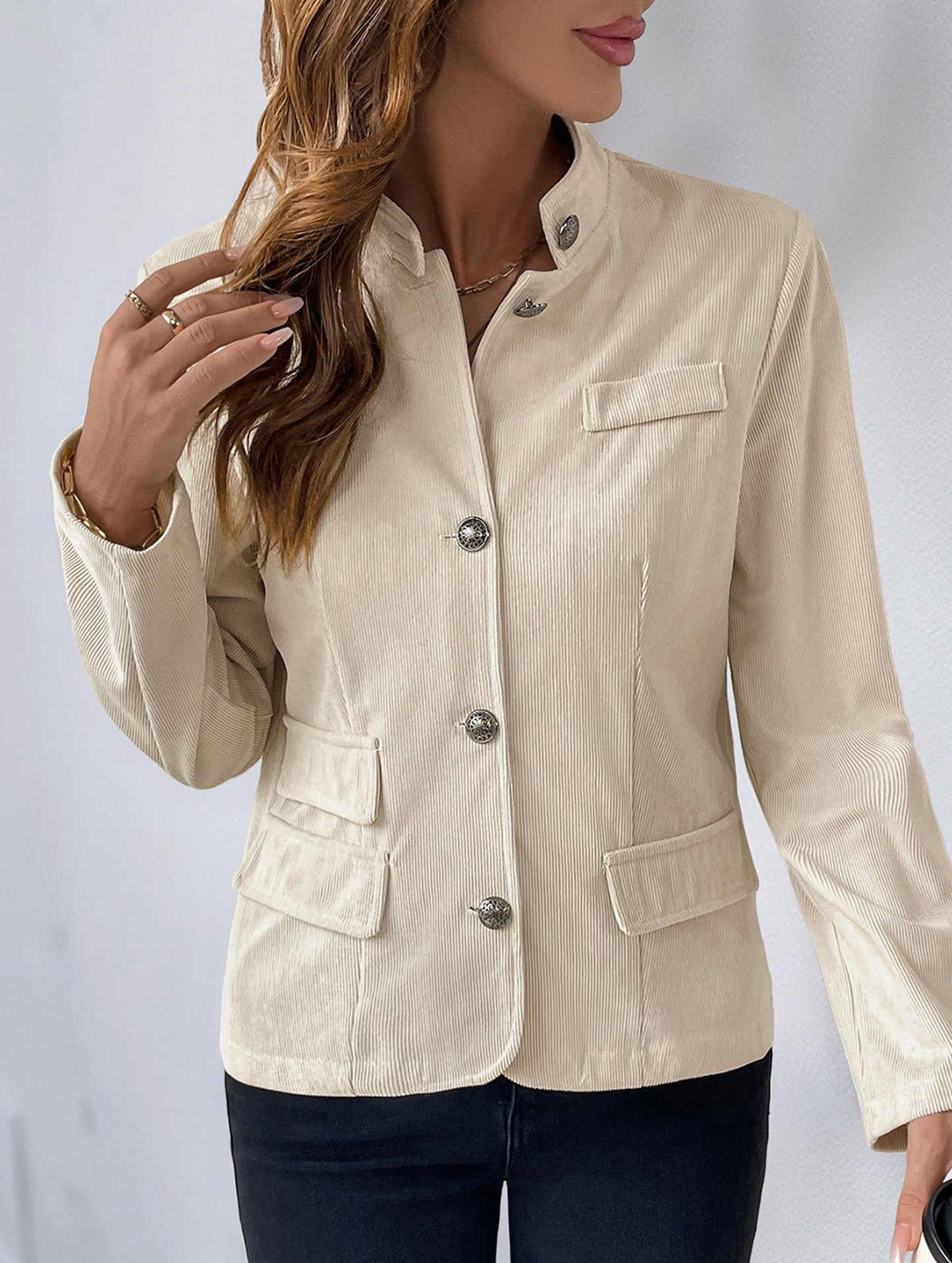 Flannel short coat for Western style