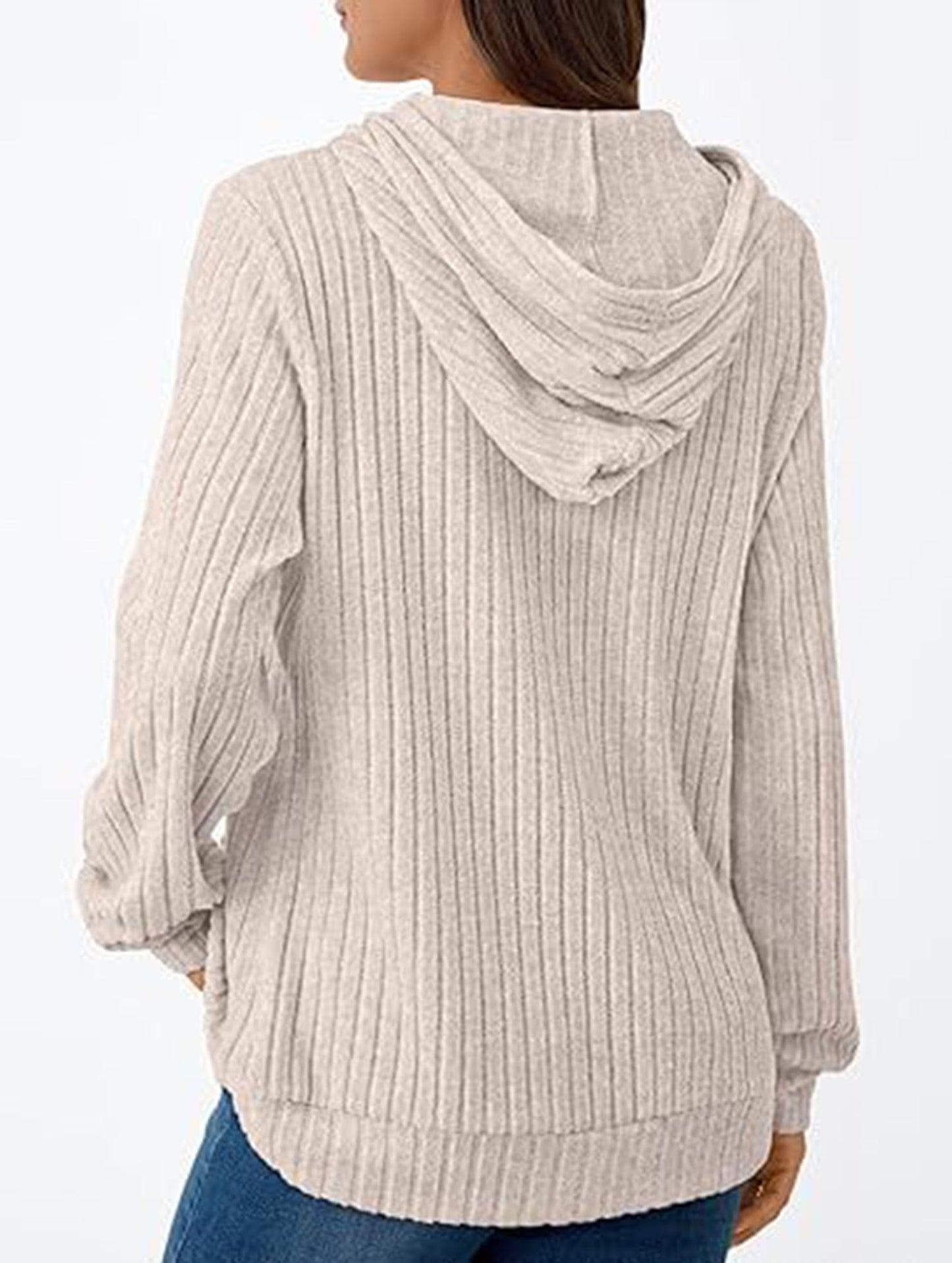 Casual Loose Sports Sweater with Pockets
