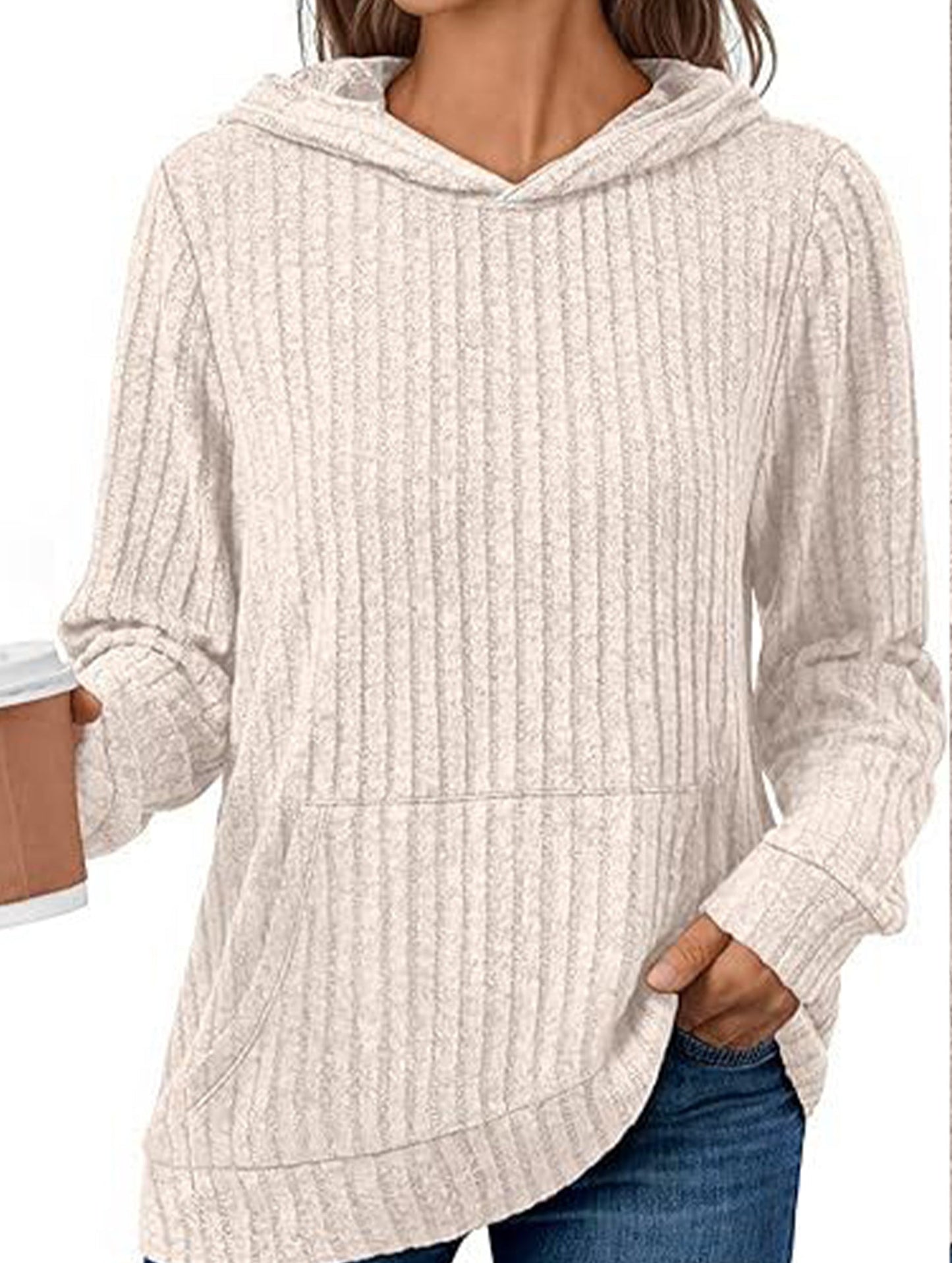Casual Loose Sports Sweater with Pockets