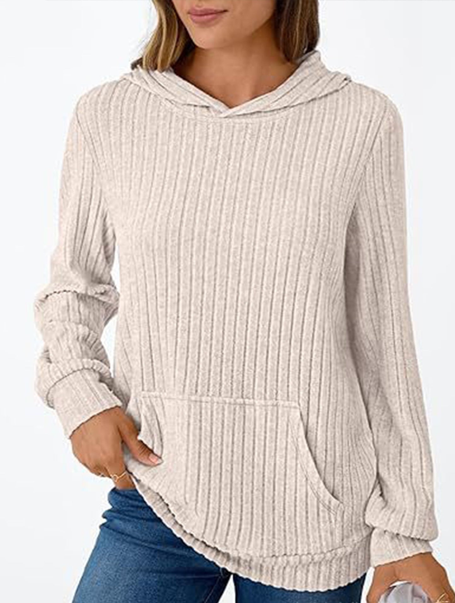 Casual Loose Sports Sweater with Pockets