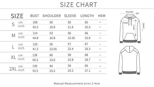 WOMEN FRONT AND BACK PRINTED CASUAL HOODIE TOP