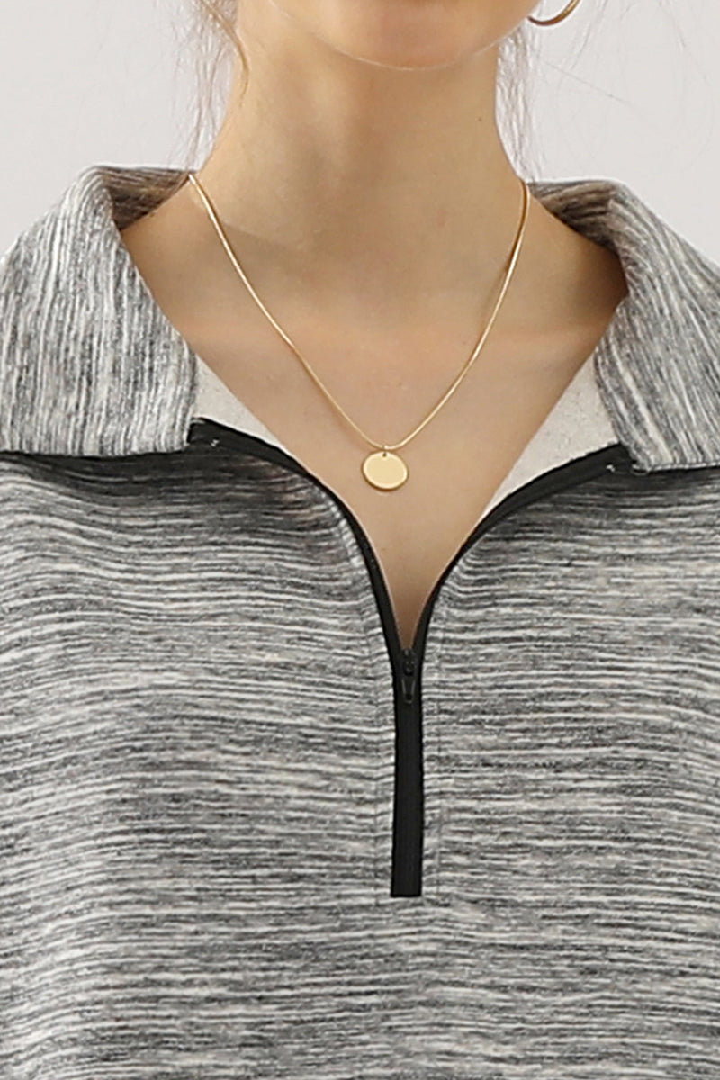 WOMENS LONG SLEEVE LIGHTWEIGHT 2 COLOR BLOCKED HOODIE JACKET WITH SIDE POCKETS