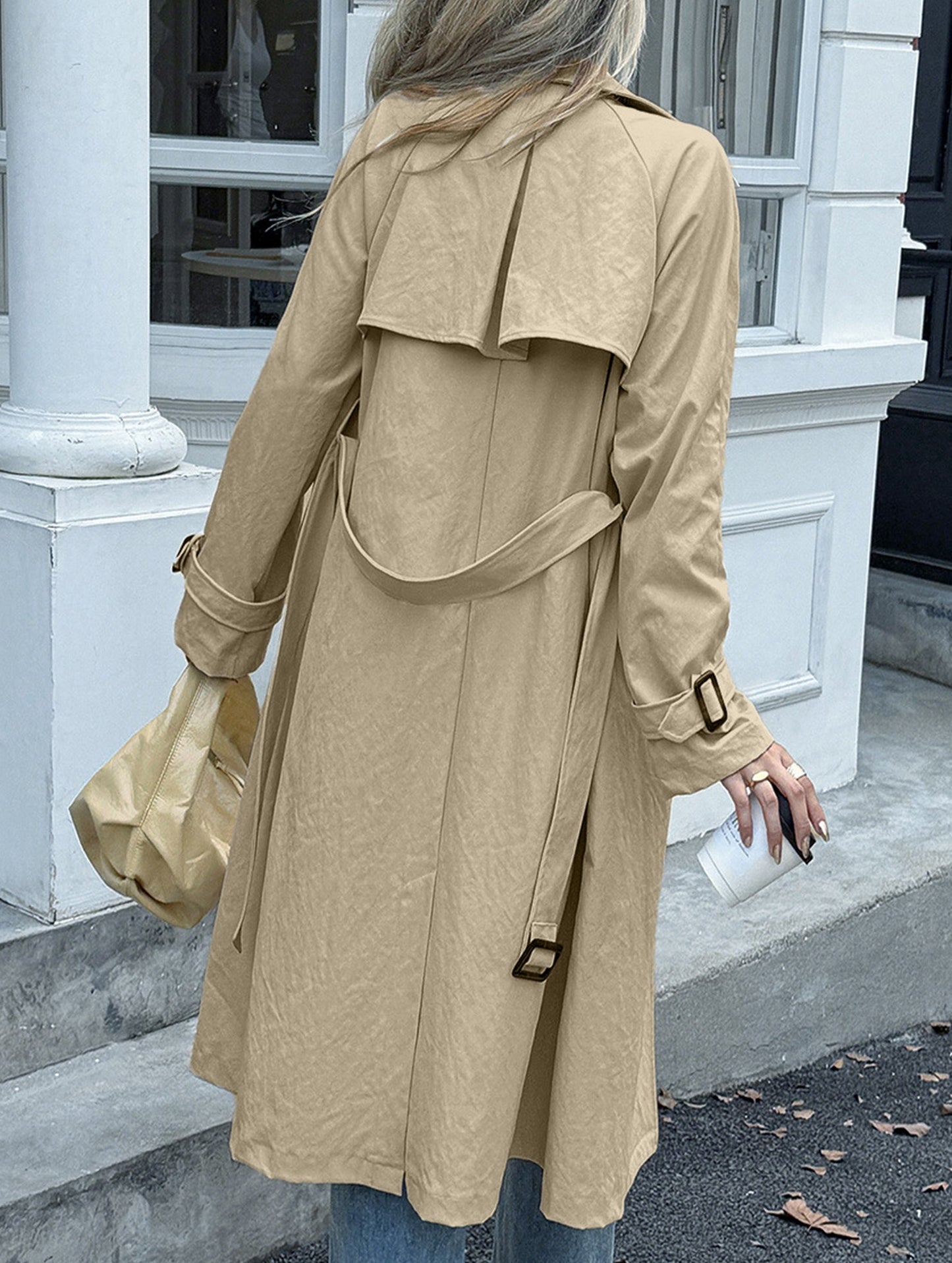 Popular solid color long-sleeved jacket