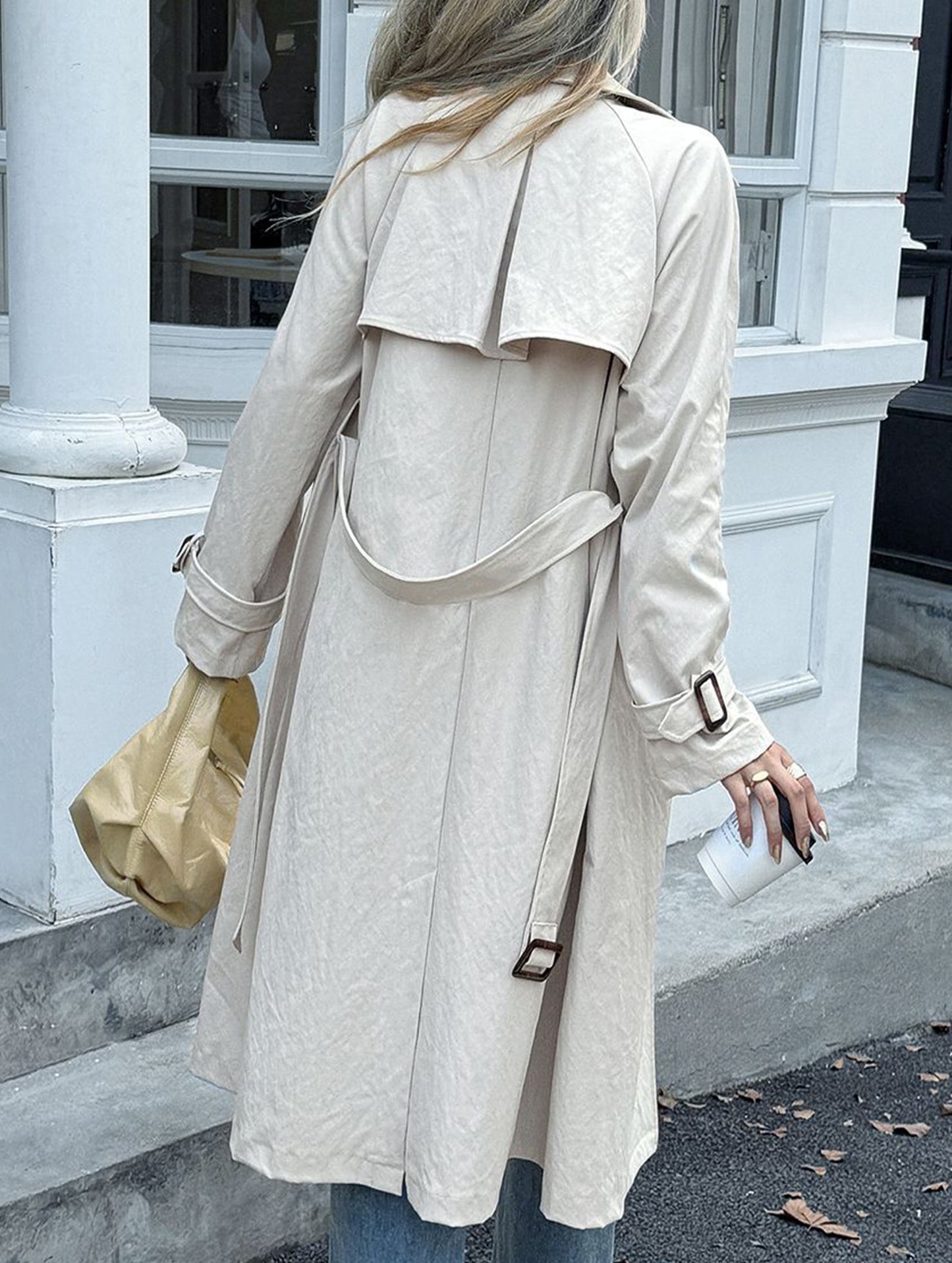 Popular solid color long-sleeved jacket