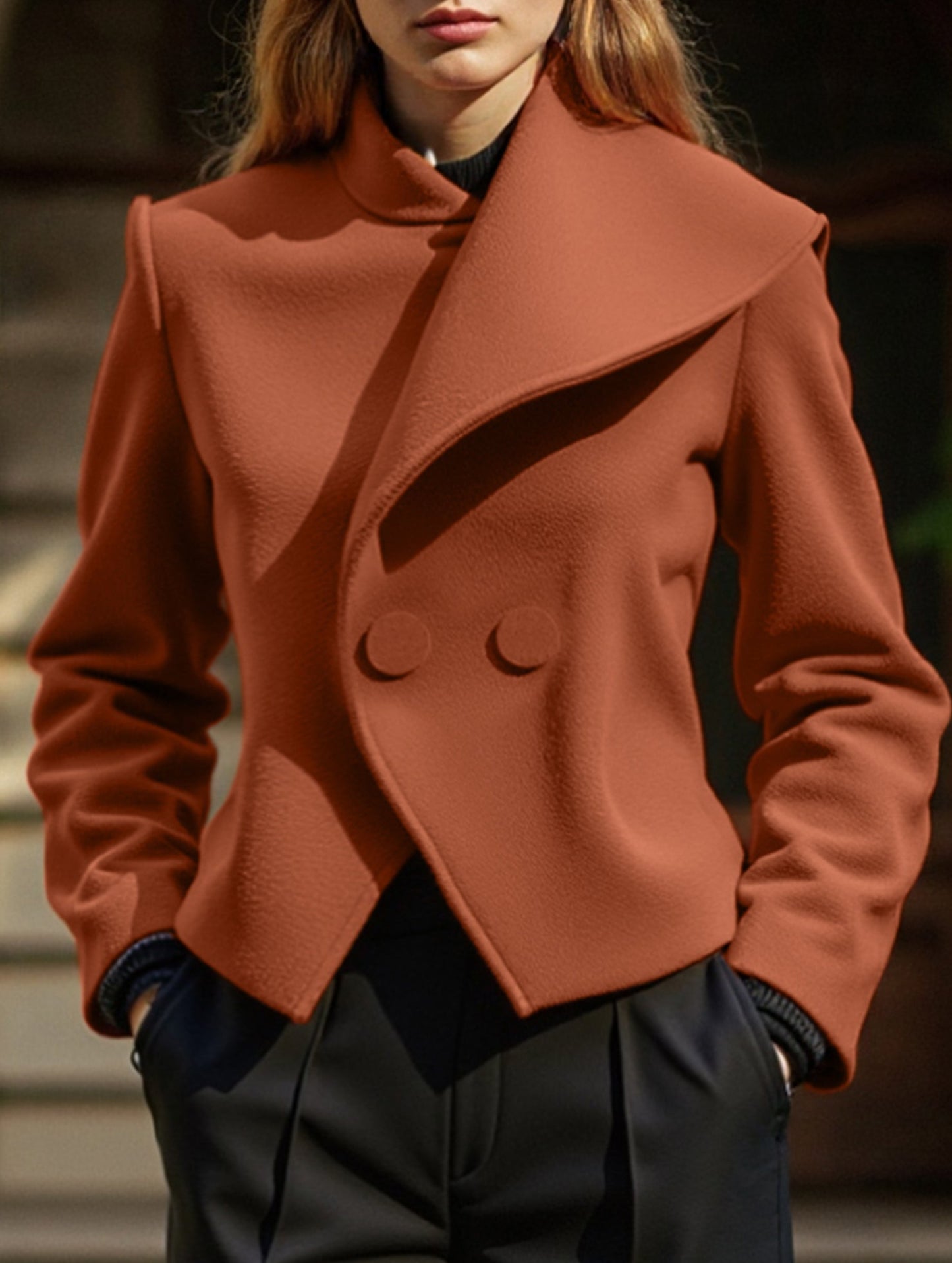 Double-breasted jacket and blazer