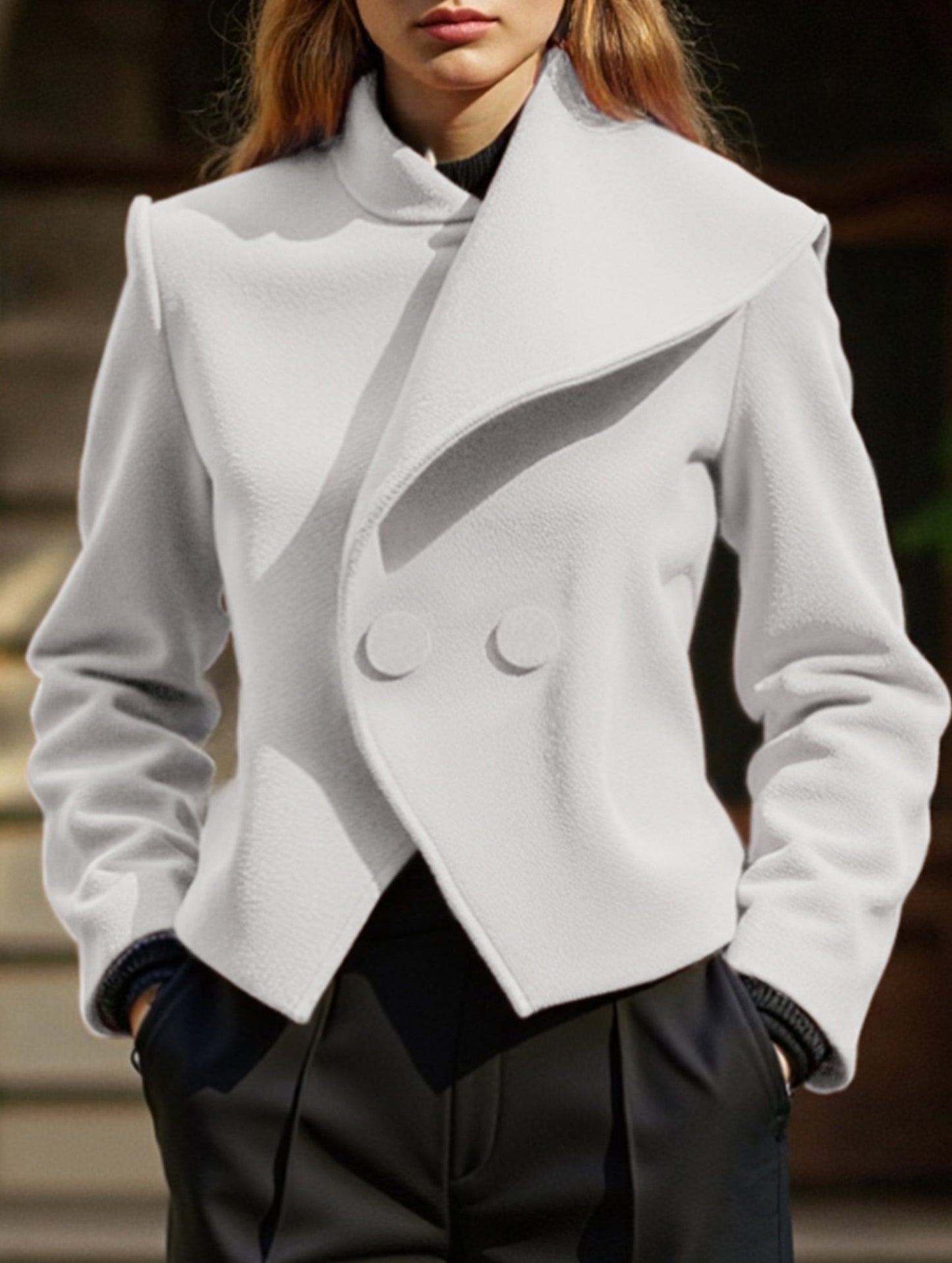 Double-breasted jacket and blazer