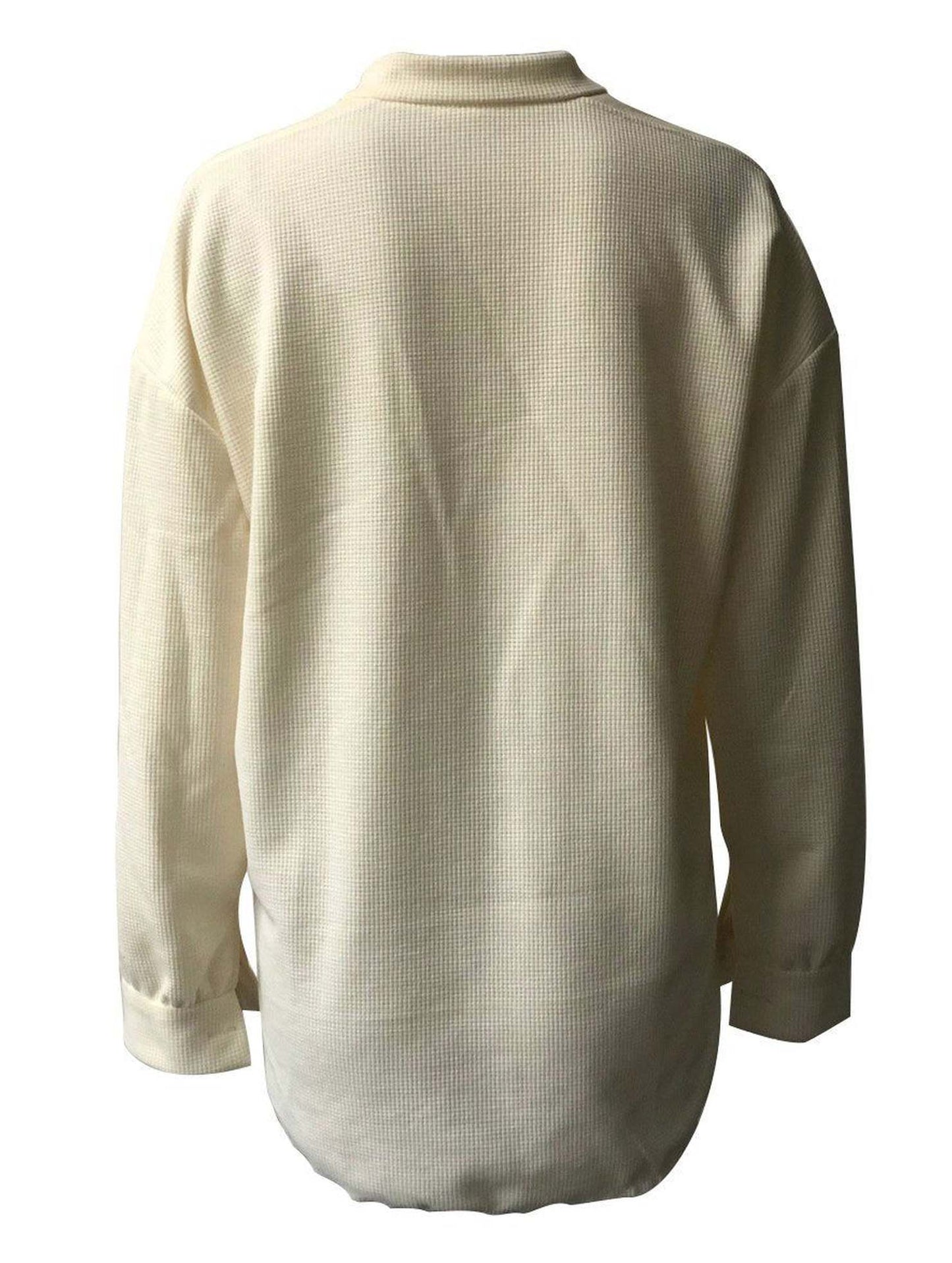 WOMEN CORDUROY BUTTON UP OVERSIZED SHACKET