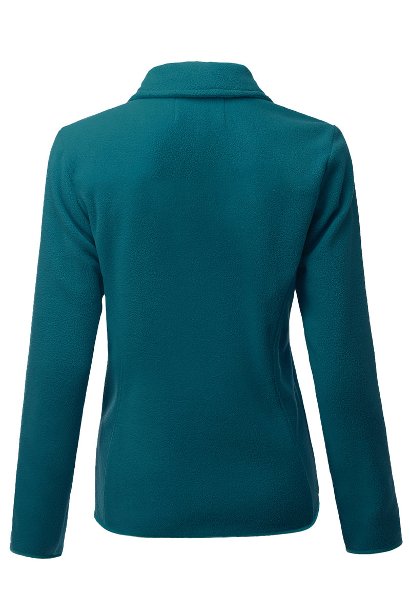 WOMEN'S FULL ZIP UP FLEECE JACKET WITH POCKETS