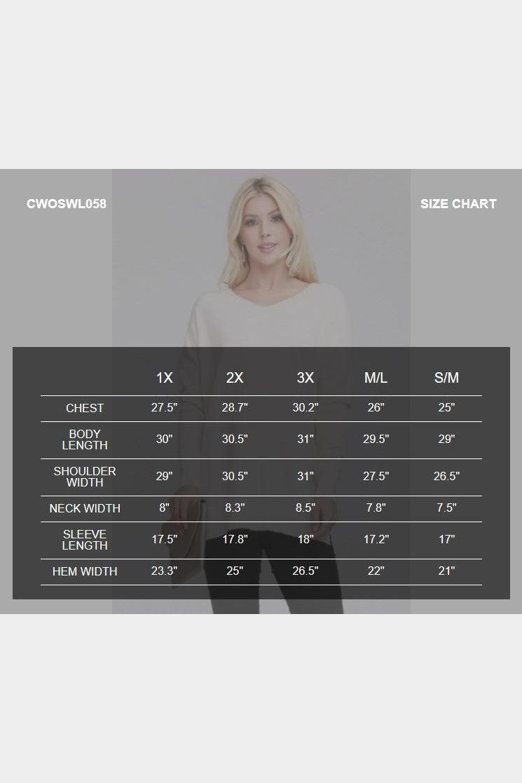 V NECK LOOSE FIT TUNIC LENGTH SOFT SWEATER TOP - Doublju