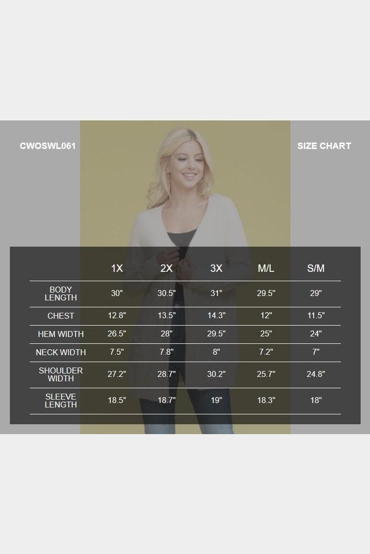 LOOSE FIT WITH POCKET SWEATER CARDIGAN - Doublju