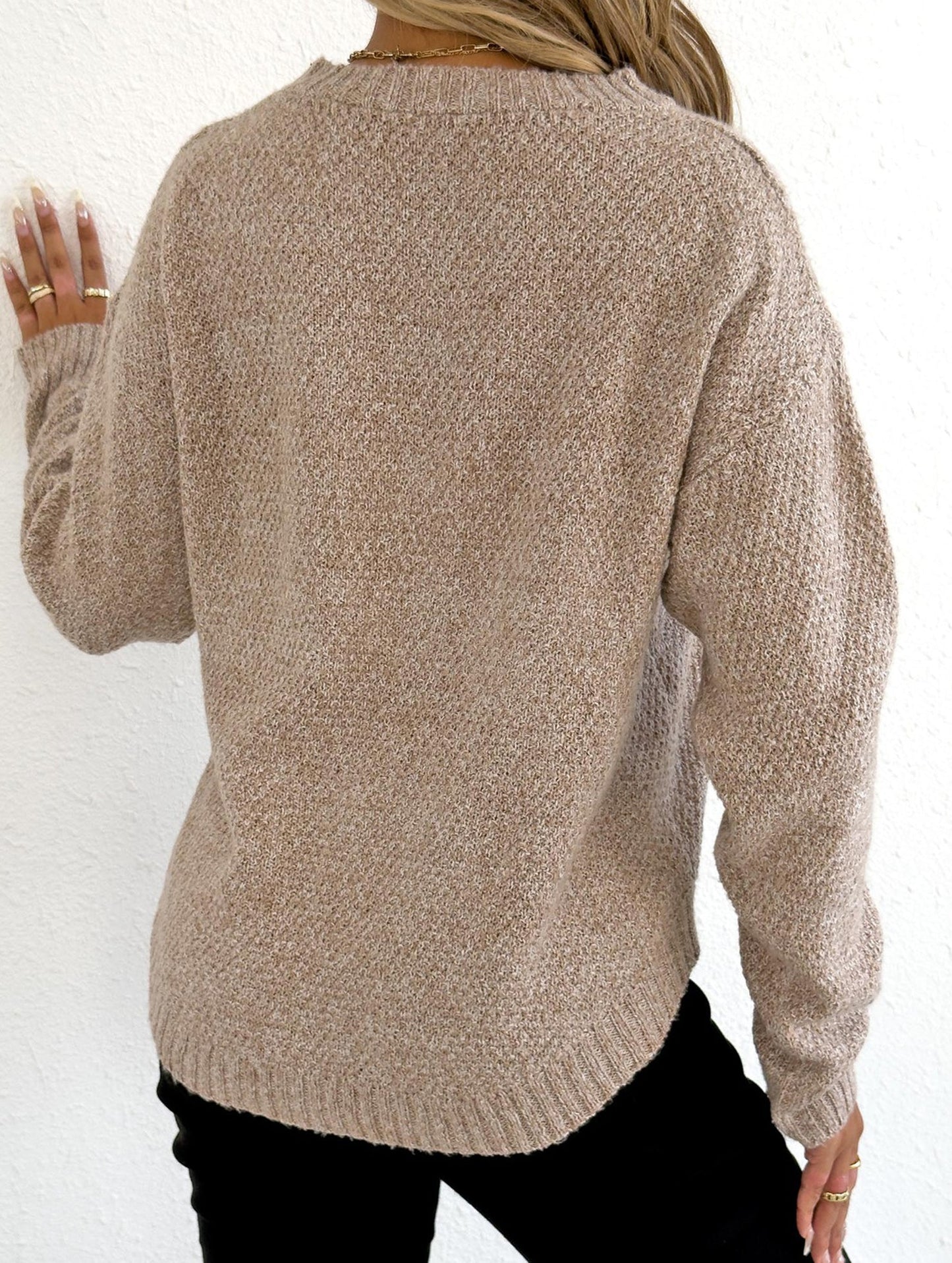 leopard embroidered sequined sweater