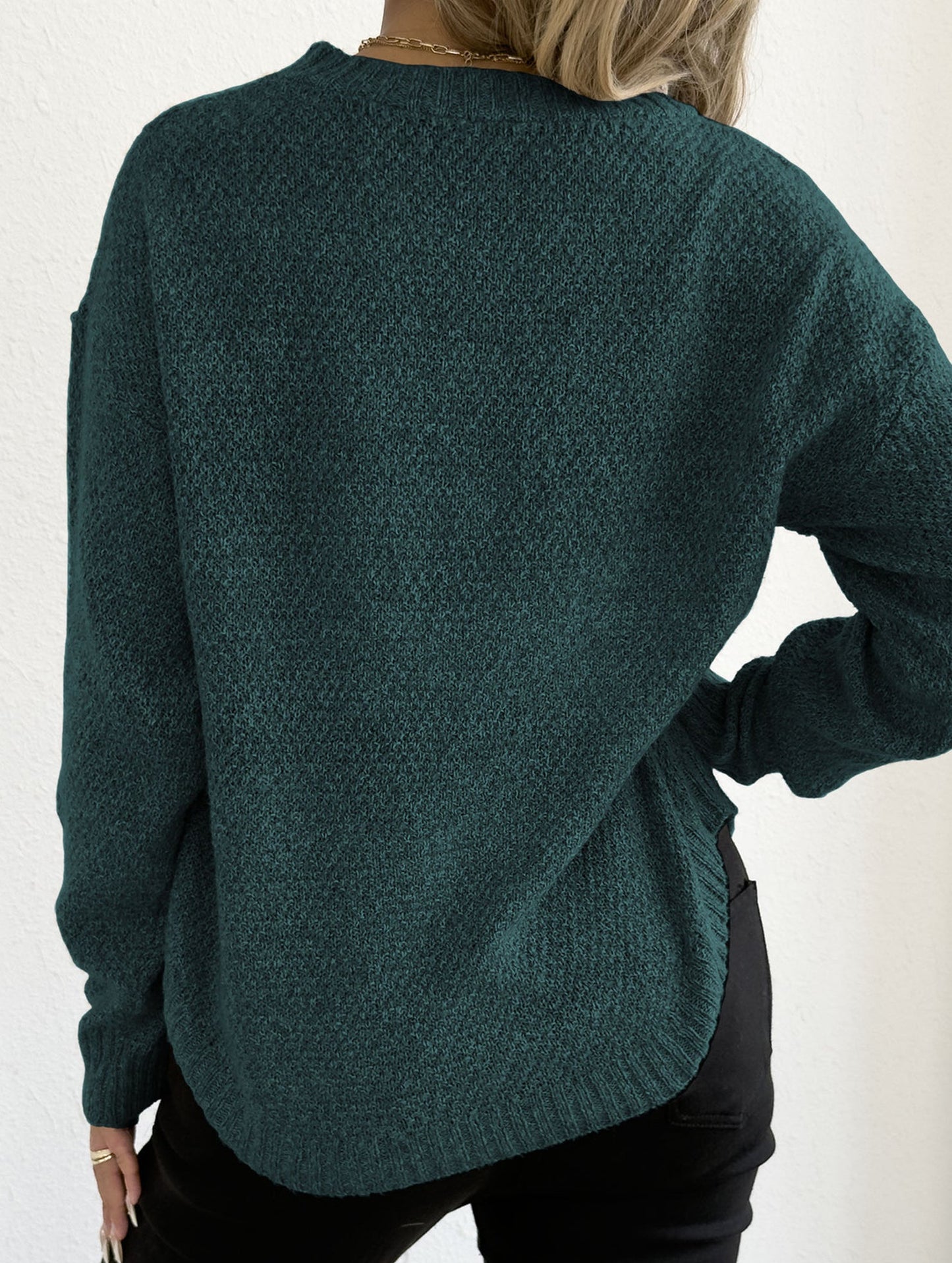 leopard embroidered sequined sweater