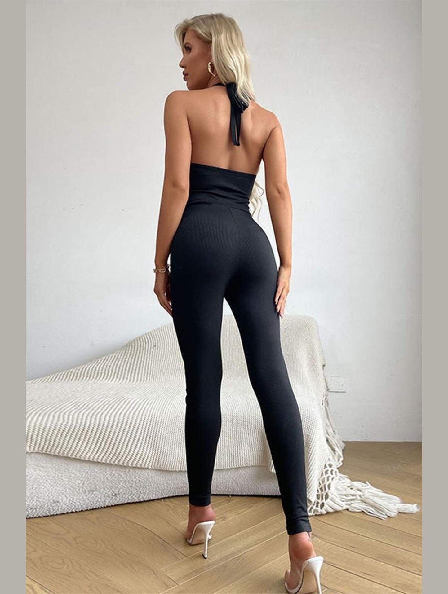 SUSPENDER JUMPSUIT - Doublju