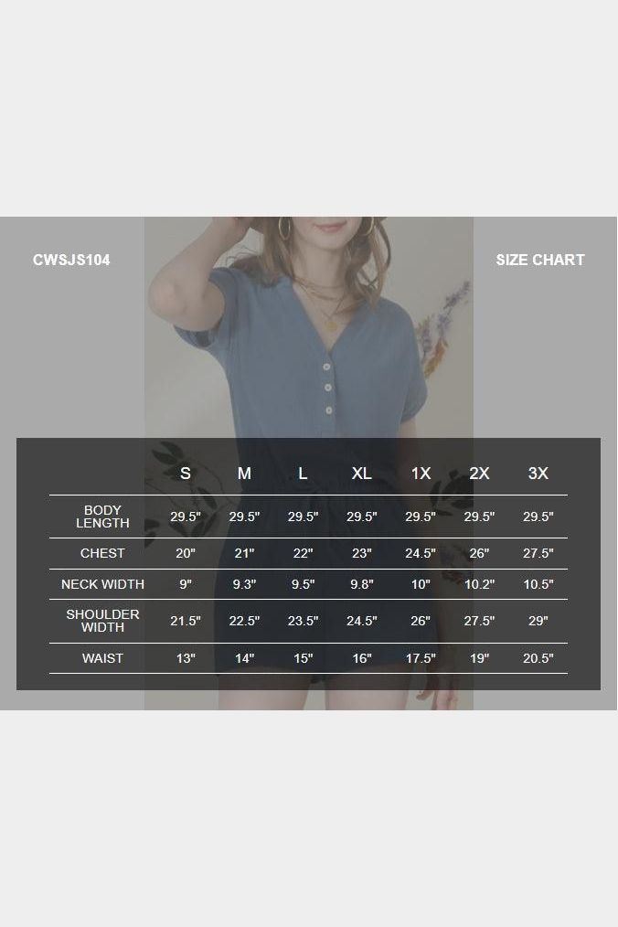 HENLEY NECK SHORT SLEEVE JUMPSUIT ROMPER - Doublju