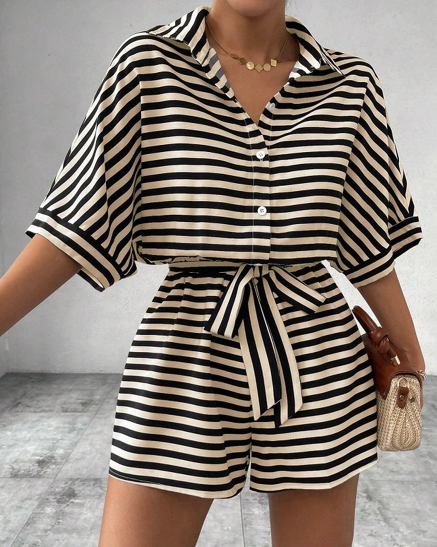 Ruffle V-Neck Sleeveless Belted Jumpsuit ??Elegant Solid Color Women's Jumpsuit