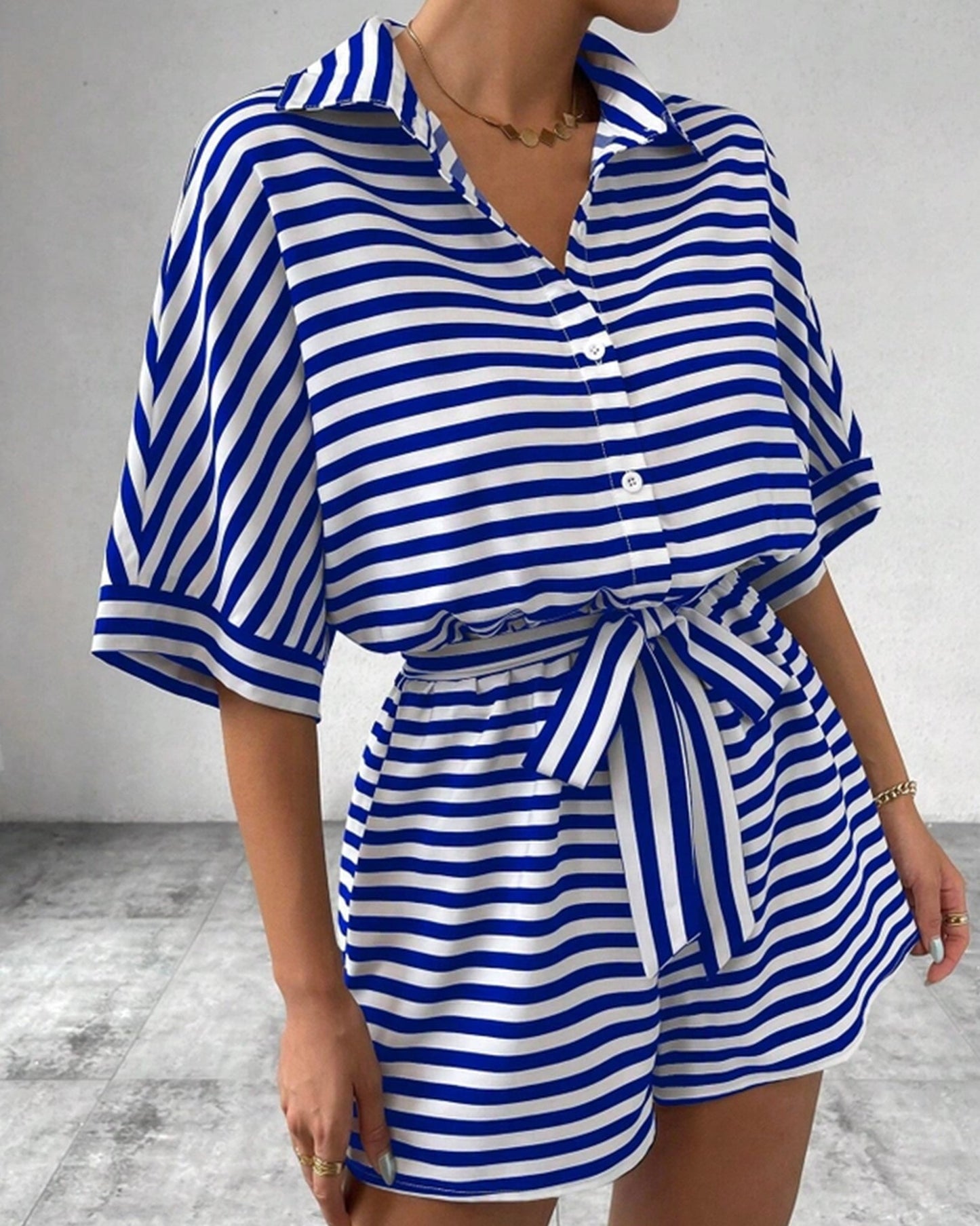 Ruffle V-Neck Sleeveless Belted Jumpsuit ??Elegant Solid Color Women's Jumpsuit